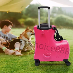 20In Kid's Ride-on Travel Suitcase Spinner Rolling Luggage