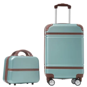 20-inch Hard-shell Suitcase With Cosmetic Bag High Quality TSA-approved lock Silent Spinner Wheels