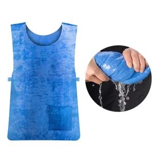 Summer Cooling Vest Lightweight Reusable Ice Cooling Vest Adjustable for Men Women for Cycling Running Outdoor Sports